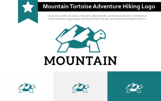 Mountain Tortoise Nature Adventure Hiking Sport Logo