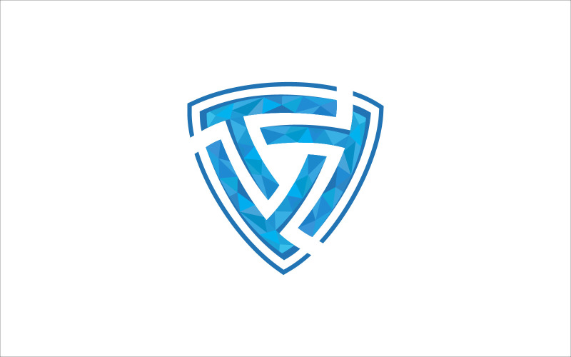 Shield technology vector template Logo Template