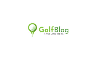 Golf News Logo Design Template