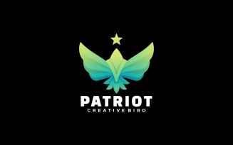 Patriot Bird Gradient Logo