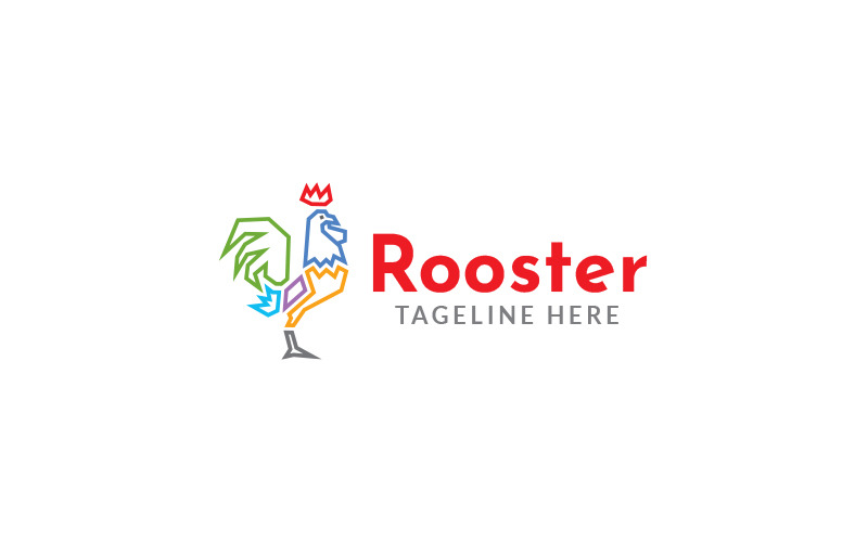 Rooster Logo Design Template Vol 4 Logo Template