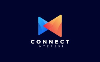 Connect Gradient Colorful Logo