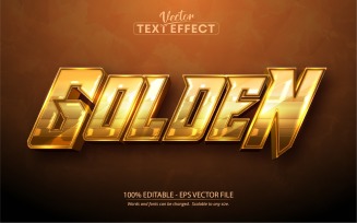 Golden - Editable Text Effect, Font Style, Graphics Illustration