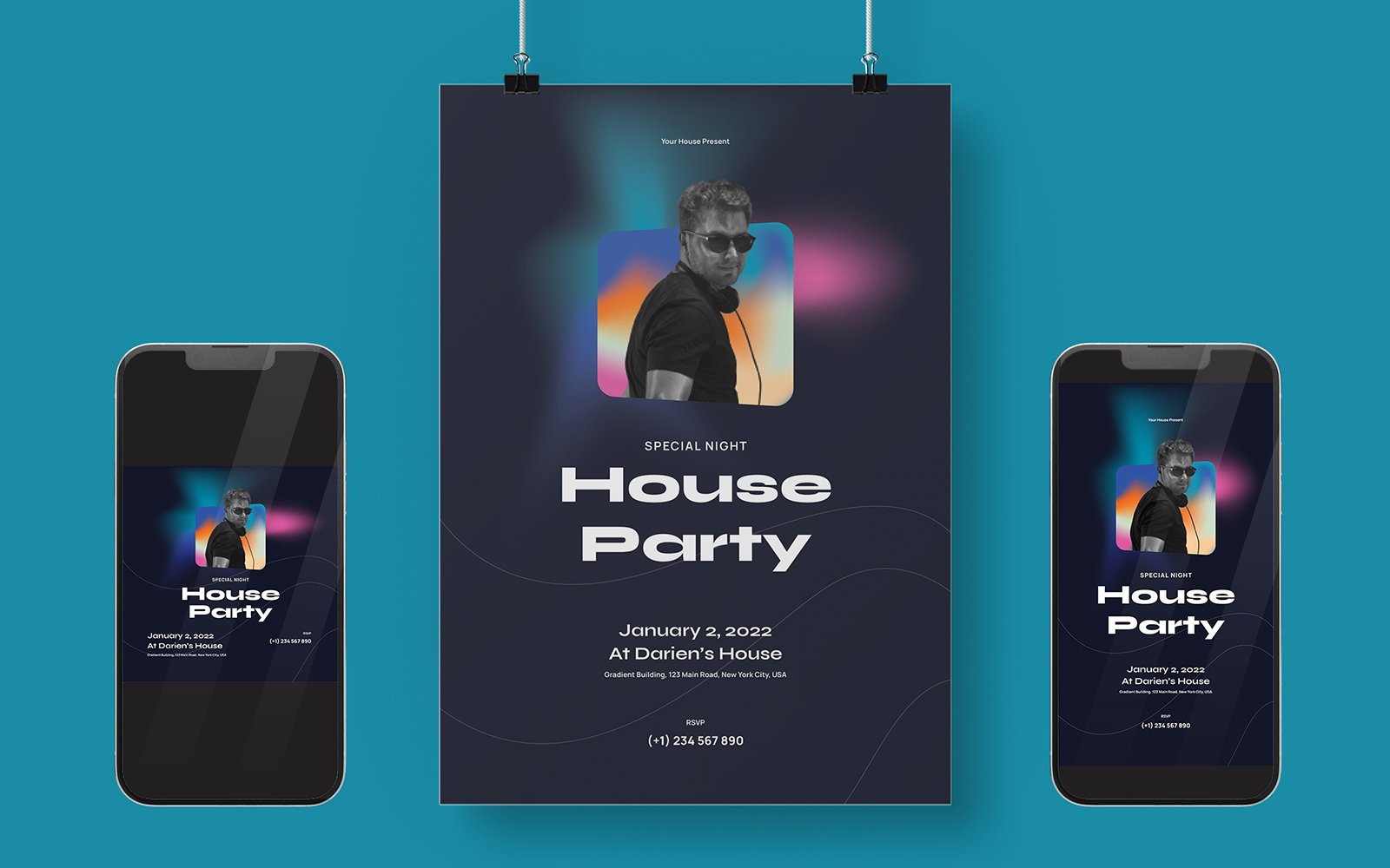 Kit Graphique #217711 House Party Divers Modles Web - Logo template Preview