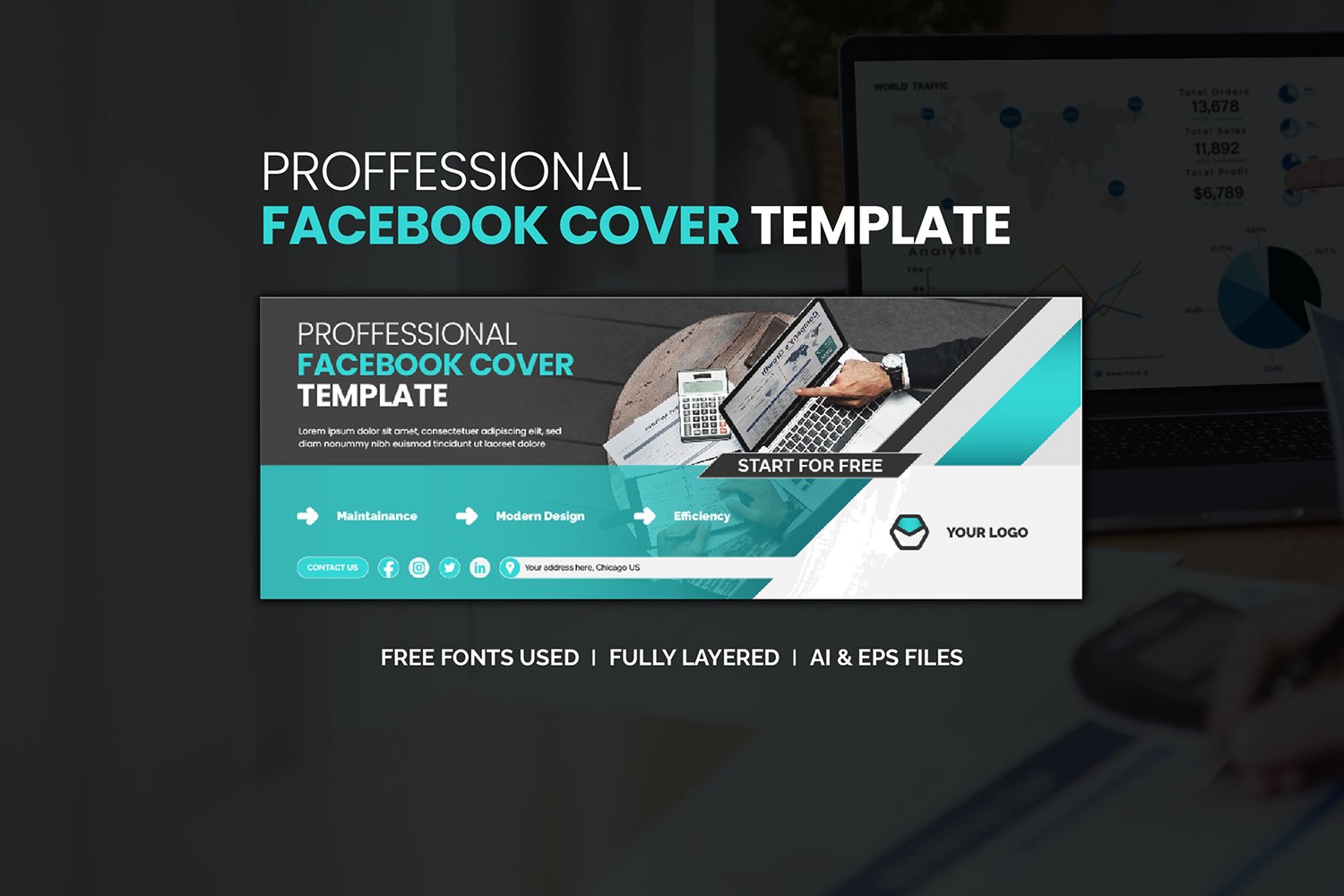 Kit Graphique #217770 Business Propre Web Design - Logo template Preview