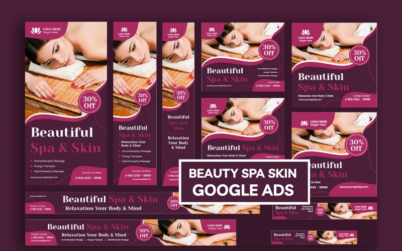Beauty Spa Skin Google Ads Social Media