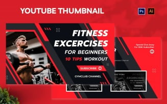 Fitness Exercise Youtube Thumbnail