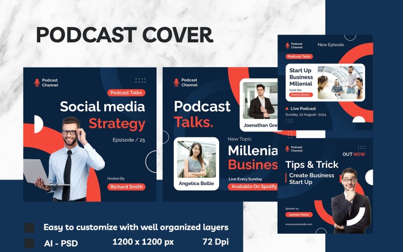 Millenial Business Podcast Cover Social Media