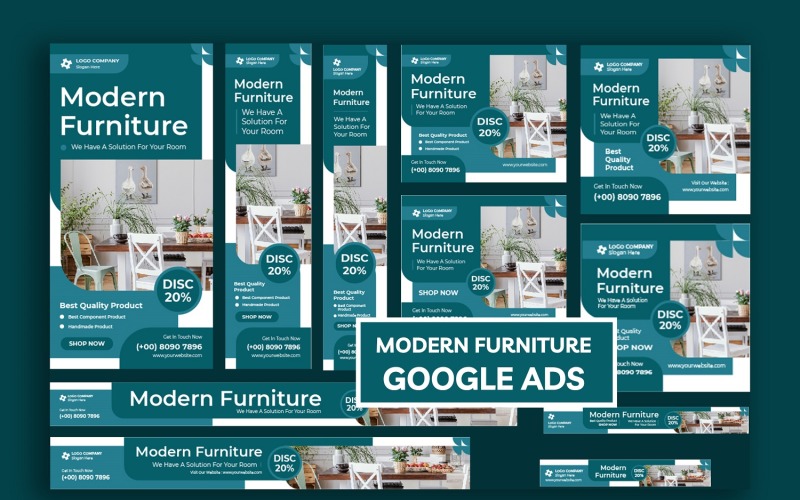 Modern Furniture Google Ads Social Media