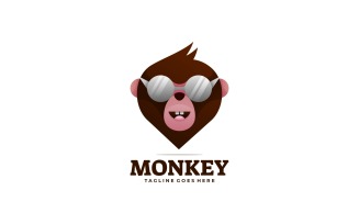 Monkey Gradient Logo Style