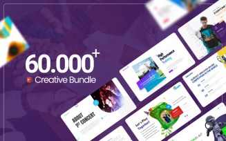 60.000+ Creative (B) Bundle PowerPoint Template
