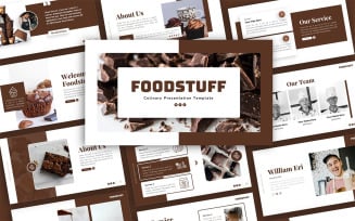 Foodstuff Culinary Presentation Template