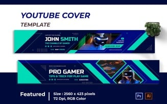 Pro Gamer Channel Youtube Cover
