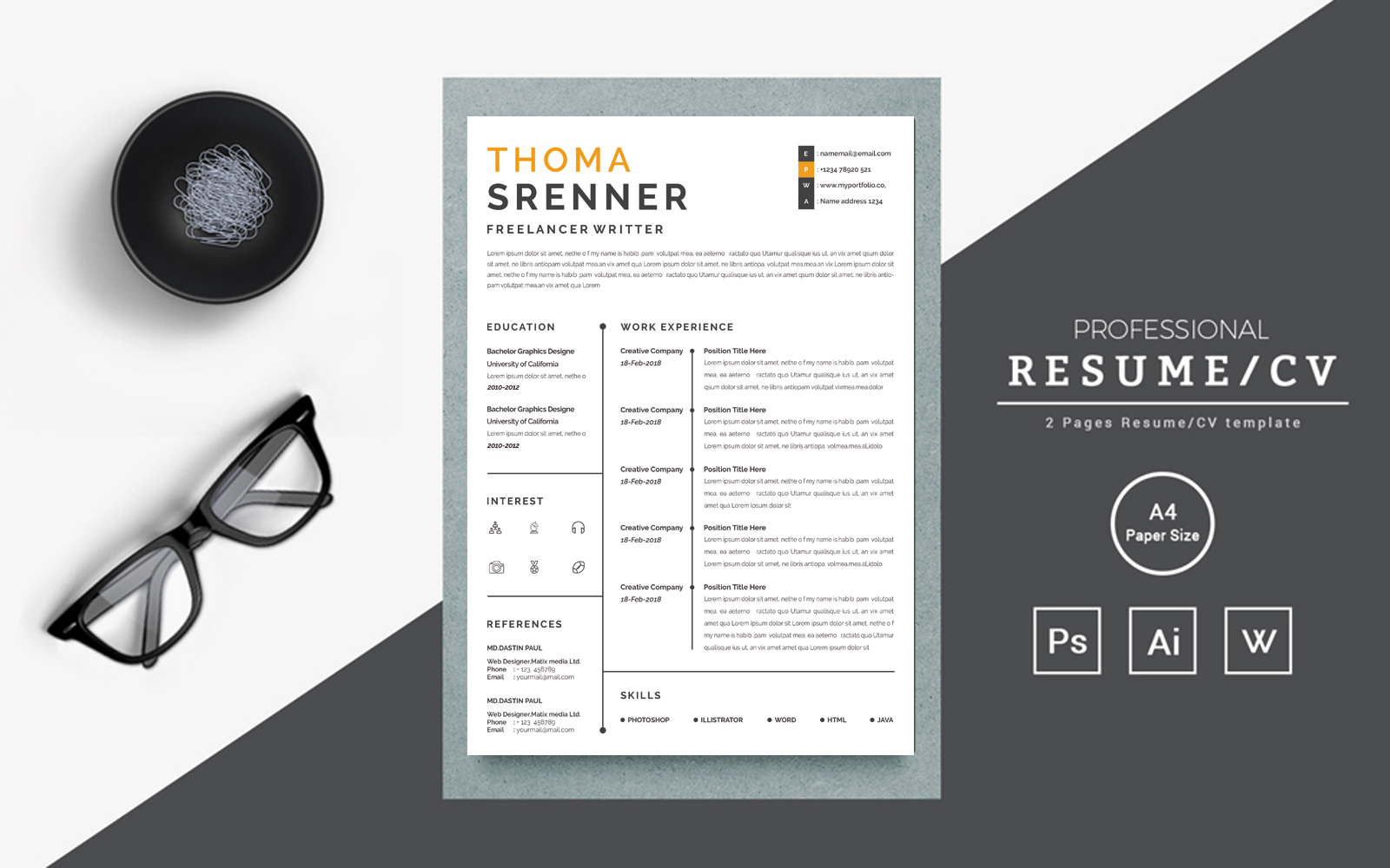 Template #218078 Cover Letter Webdesign Template - Logo template Preview