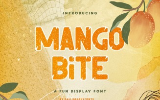 Mango Bite Fun Display Font