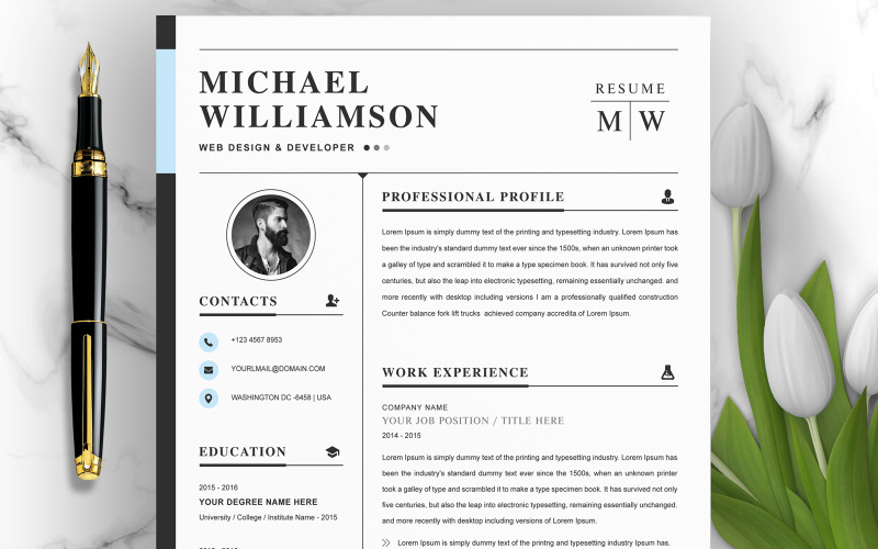 Michael Williamson / Resume Resume Template