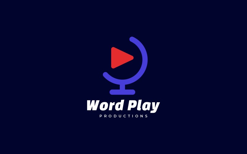 World Play Color Logo Style Logo Template