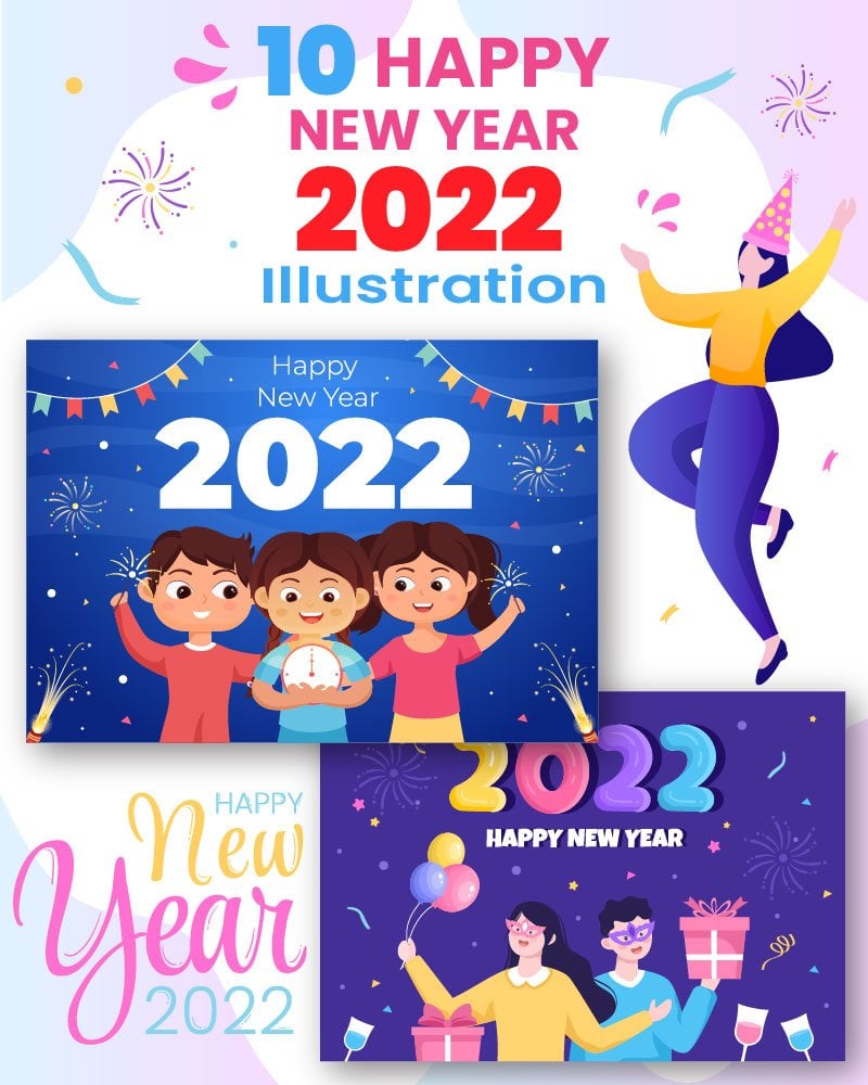 Kit Graphique #218201 New Year Divers Modles Web - Logo template Preview