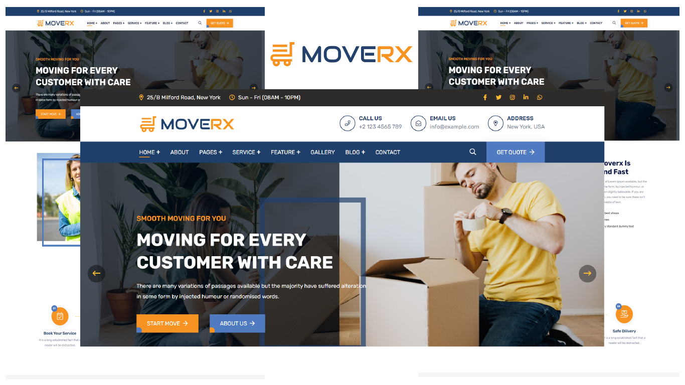 Moverx - Moving Company HTML5 Template