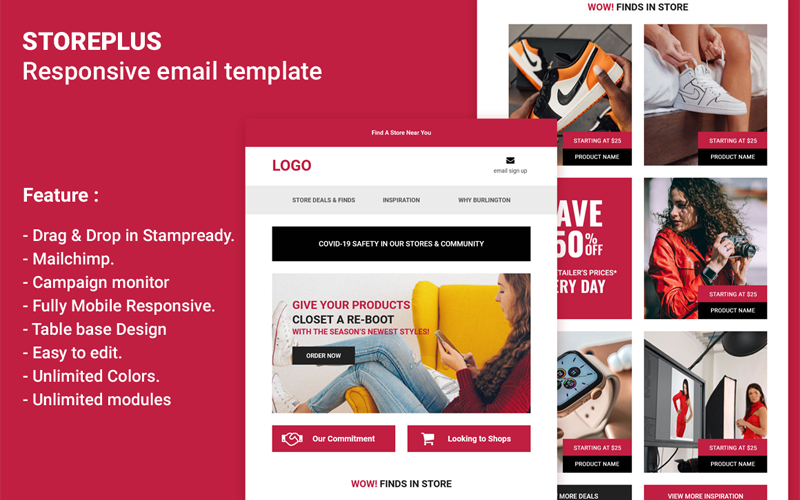 Storeplus Email E-trade Newsletter template