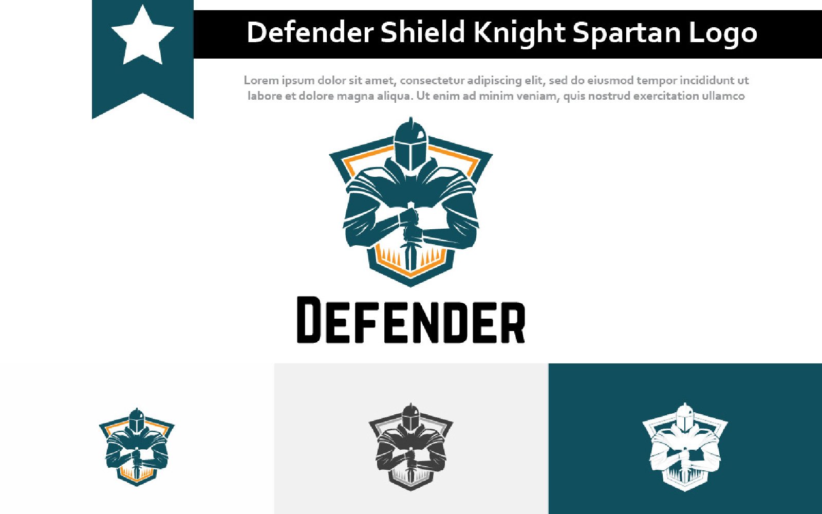 Kit Graphique #218249 Defender Protger Divers Modles Web - Logo template Preview