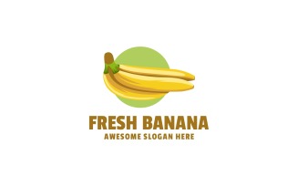 Fresh Banana Simple Logo Style