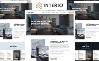 Interio - Architecture & Interior HTML5 Template
