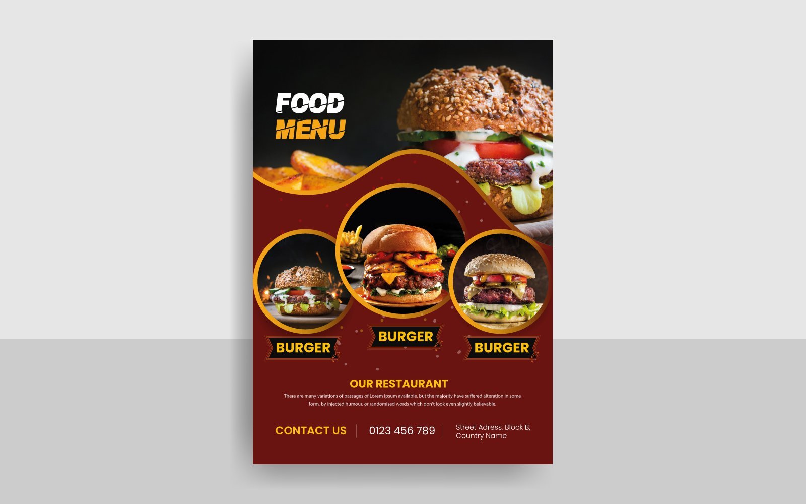 Kit Graphique #218344 Food Menu Divers Modles Web - Logo template Preview