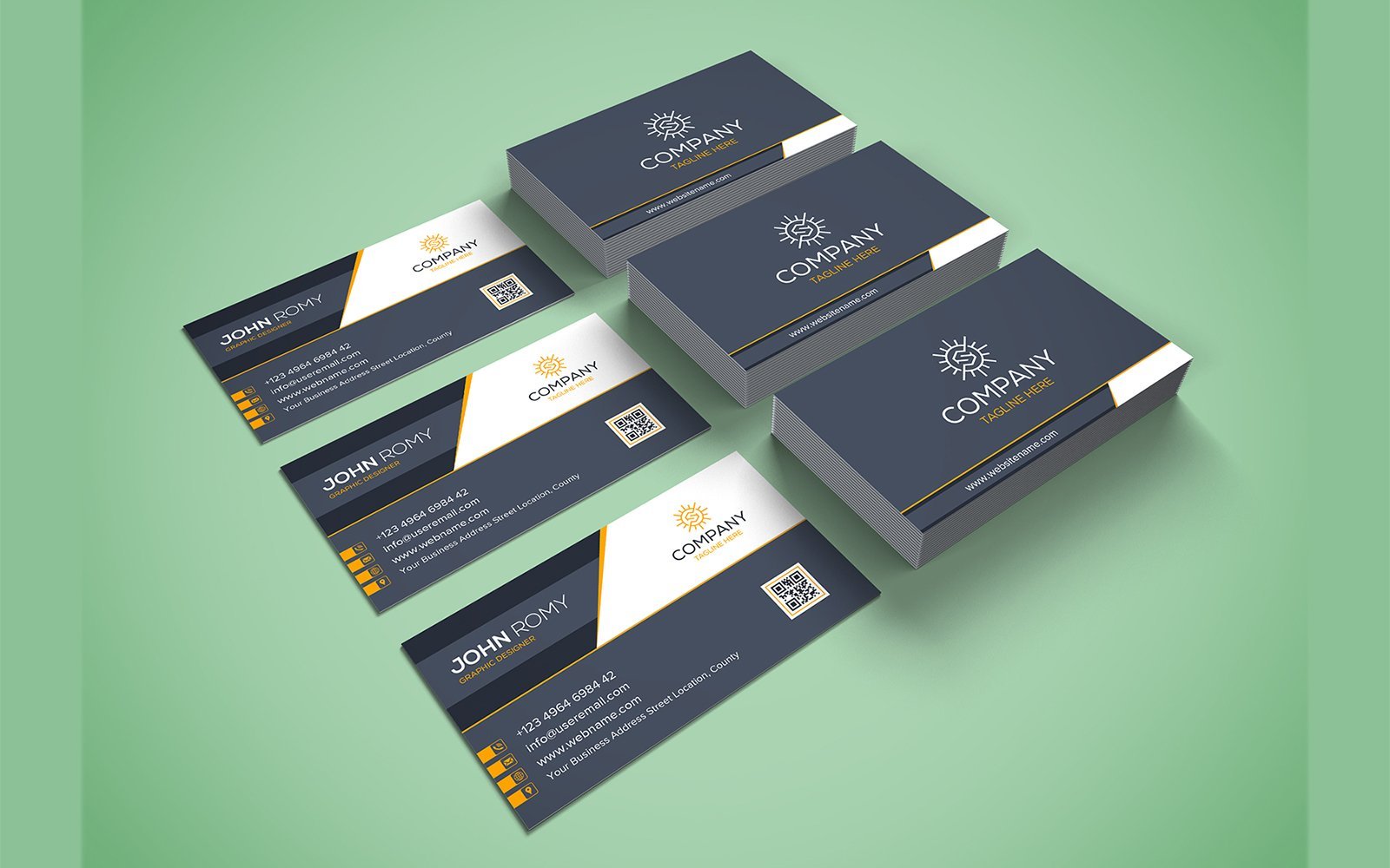 Template #218351 Card Business Webdesign Template - Logo template Preview