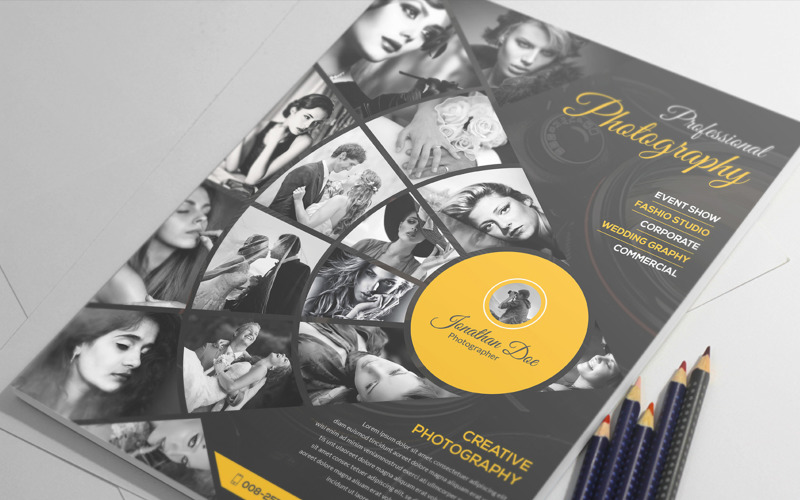 Professional Photography Flyer Template Corporate Identity