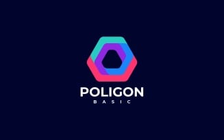 Polygon Colorful Logo Style