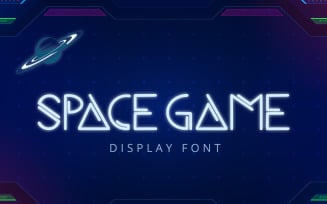 Space Game - Display Font