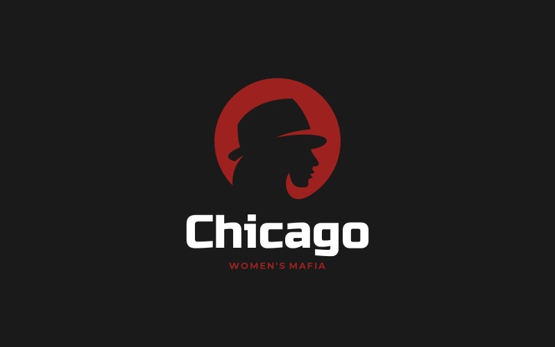 Chicago Silhouette Logo Style Logo Template