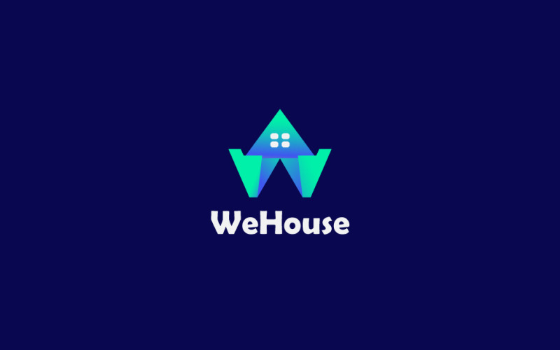 Letter W Housing Logo Design Logo Template