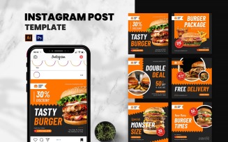 Burger Promo Instagram Post