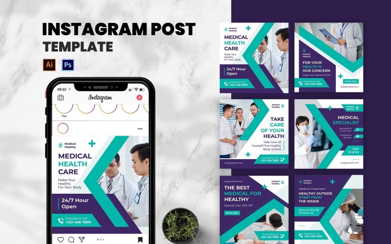 Medical Health Instagram Post Social Media