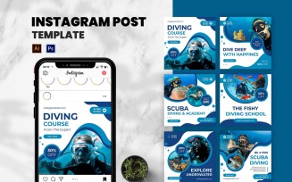 Scuba Diving Instagram Post
