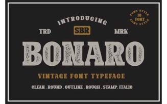 Bonaro Font Family -Bonaro Font Family