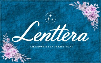 Lenttera handwritten Script Font