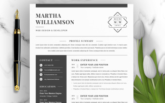 Martha / Clean Modern Resume