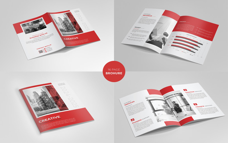 Modern Brochure Template Layout Design Minimal Professional Brochure Design Corporate Identity