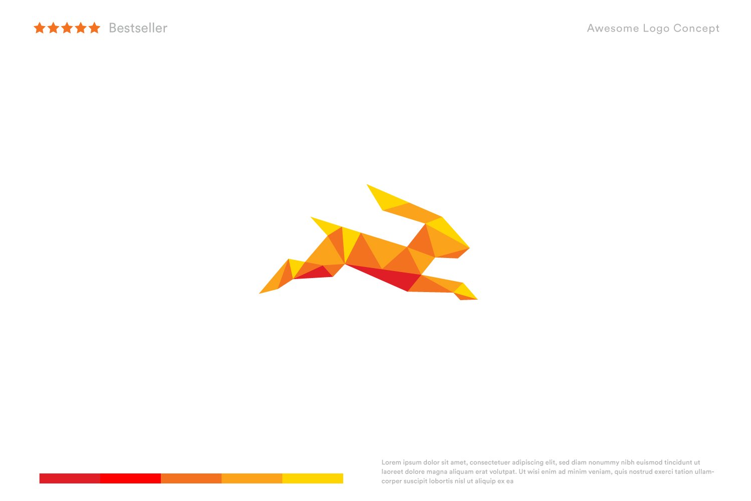 Kit Graphique #218964 Origami Lowpoly Divers Modles Web - Logo template Preview