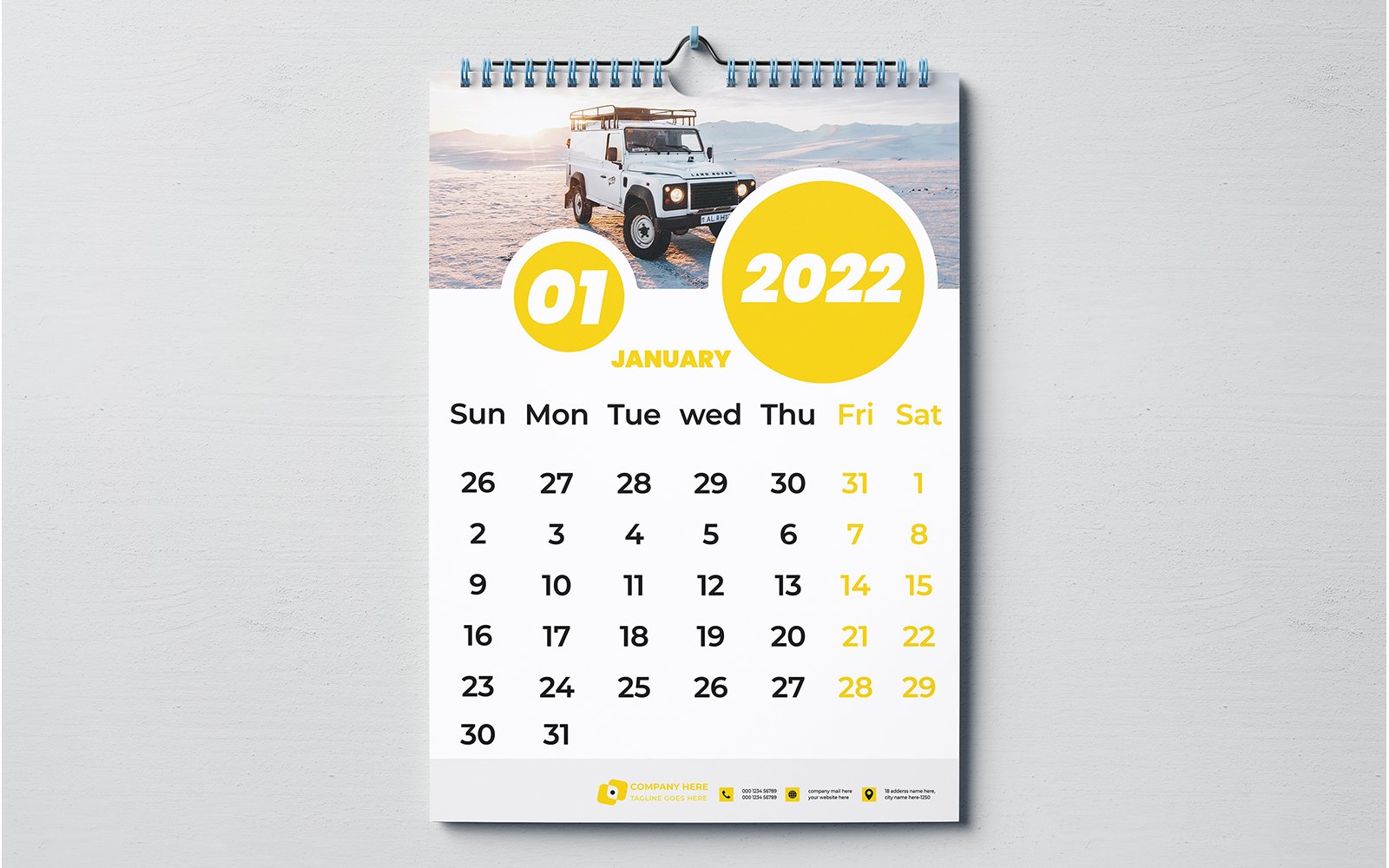 Template #219022 Calendar Business Webdesign Template - Logo template Preview