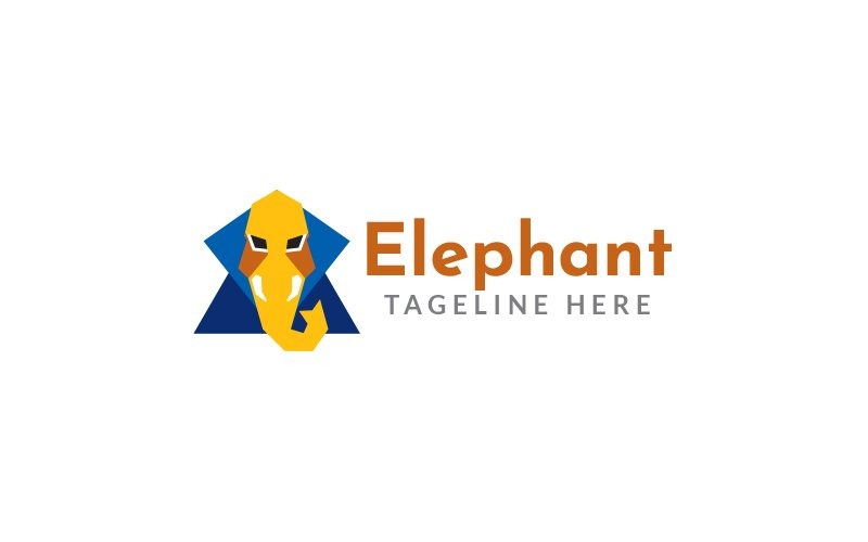 Elephant Mark Logo Design Template Logo Template