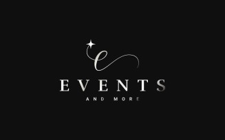 Events Concept On Black Background