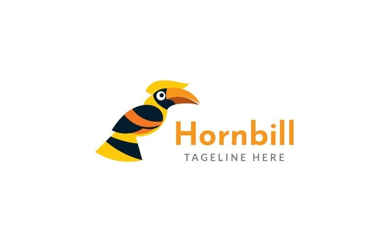 Hornbill Bird Logo Design Template Vol 2 Logo Template