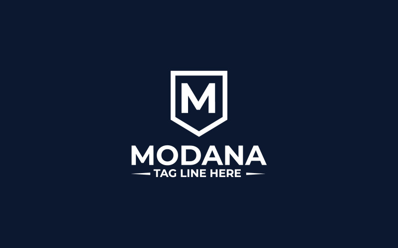 Modana M Letter Logo Design Template Logo Template