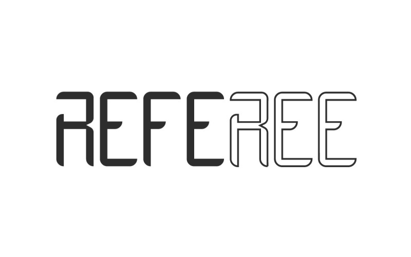 Referee Display Sans Serif Font