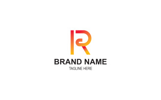 RG GR Letter Logo Design Template