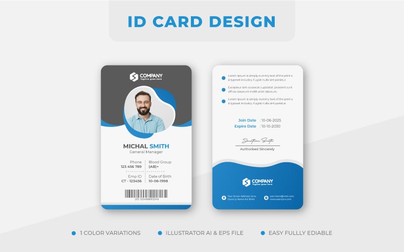 Template #219204 Id Card Webdesign Template - Logo template Preview